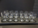 Set of (12) European Crystal Water Glasses--12