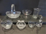 Box of Assorted Glassware:  9