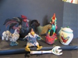 Assorted Decorative Chicken Accessories:  Metal