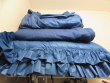 Queen-Size Comforter Set:  Dust Ruffle, (2)