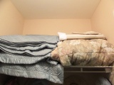 Twin Comforter, Dust Ruffle, Pillowcase and 96