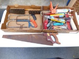 (2) Boxes of Caulk Guns, Caulk, Scrapes, Paint