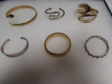 (6) Assorted Costume Jewelry Bracelets