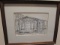 Framed & Matted Print--Old Railroad Station,