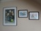(3) Framed Watercolors:  2201/4