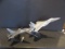 (2) Model Airplanes on Stands--F-15 and F-16