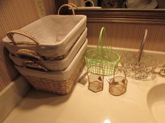Assorted Storage Baskets