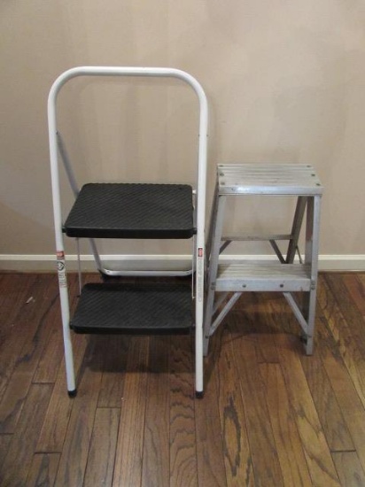 Folding Kitchen Step Stool & Folding Aluminum