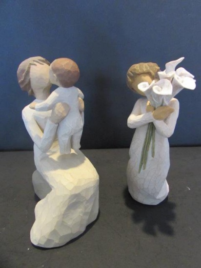 (2) Willow Tree Figurines--Grandmother &