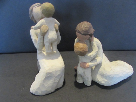 (2) Willow Tree Figurines--Grandmother & Child's