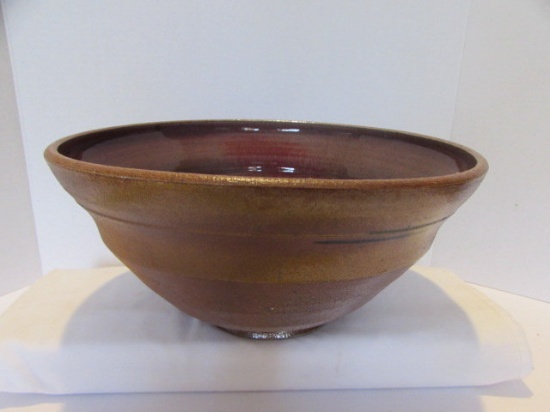 Schmidt Pottery Bowl--12 1/4" Diameter, 5 7/8"