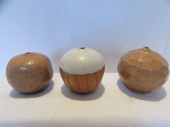 (3) Signed Pieces of Walter Hobbs Pottery