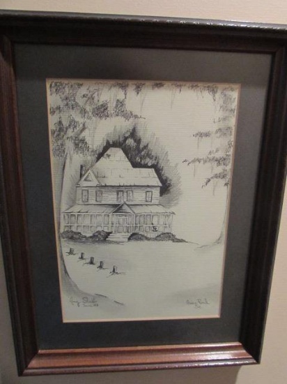 Framed & Matted Print signed Amy Stubbs, June
