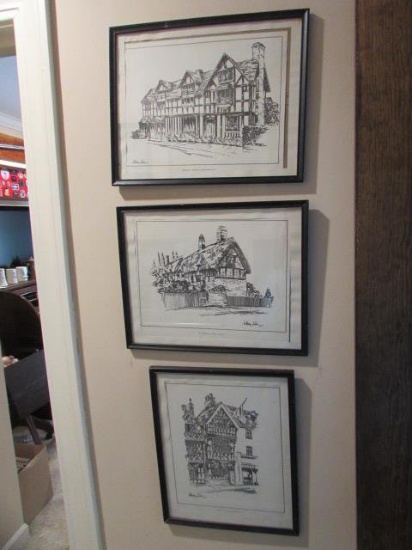 (3) Framed Anthony John Prints:  Shakespear's