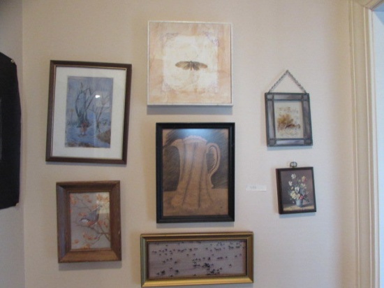 (7) Assorted Framed Pictures & Wall Plaques