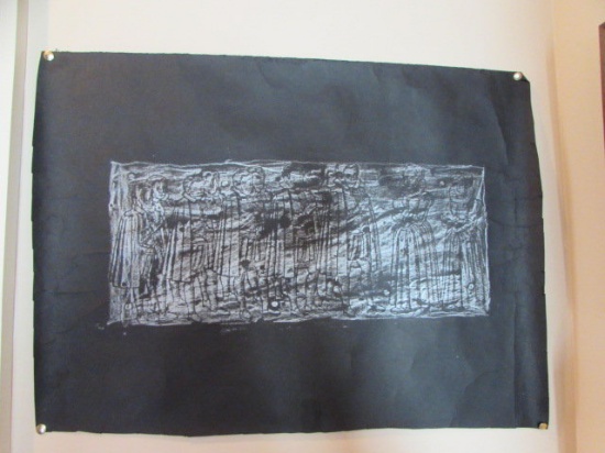 Brass Rubbing From A Church in Great Britain.