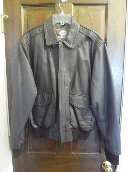 Flyer's Leather Jacket with Blood Chit Sewn in