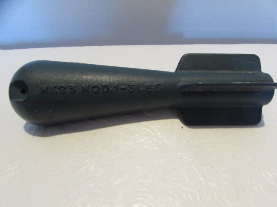 US Military Inert Cast Iron Practice Bomb