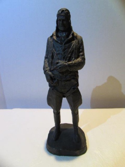 Michael Garman Signed WW2 Aviator Statue