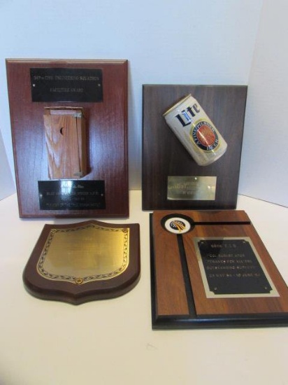 (4) USAF Award Plaques, etc.