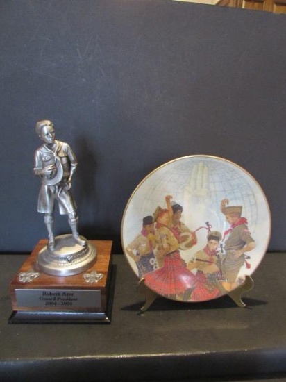 8 1/2" Norman Rockwell "A Good Sign All Over The
