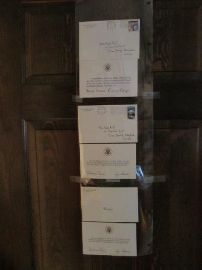 (3) White House Birthday Cards with Original