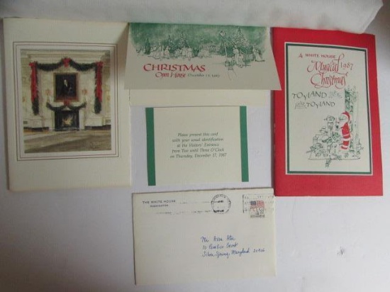 1987 White House Christmas Card, White House
