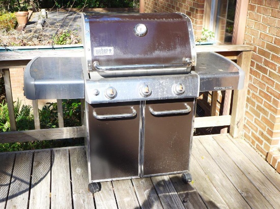 Weber Genesis Stainless Steel Gas Grill with Gas