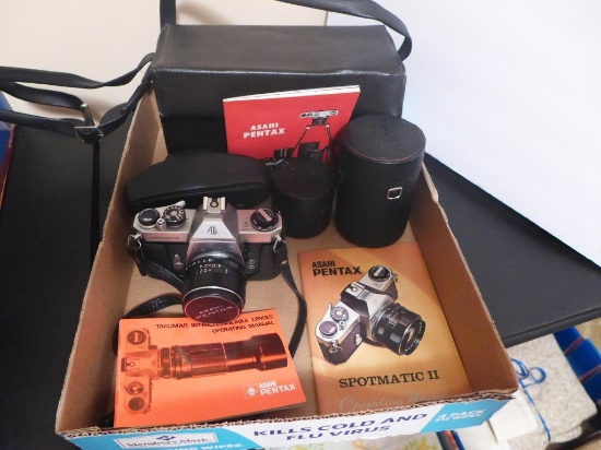 ASAHI Pentax Spotmatic II With 114/50, 135/35 and