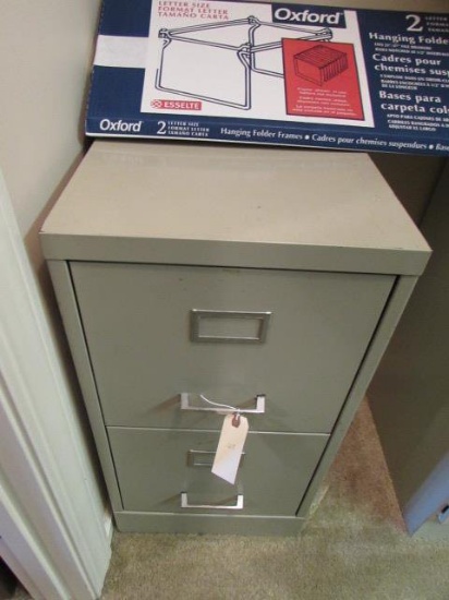 2-Drawer Metal File Cabinet and Oxford Hanging
