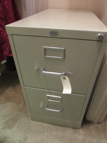 2-Drawer Metal File Cabinet