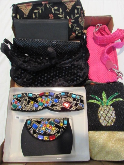 Assorted Ladies Evening Bags, etc.