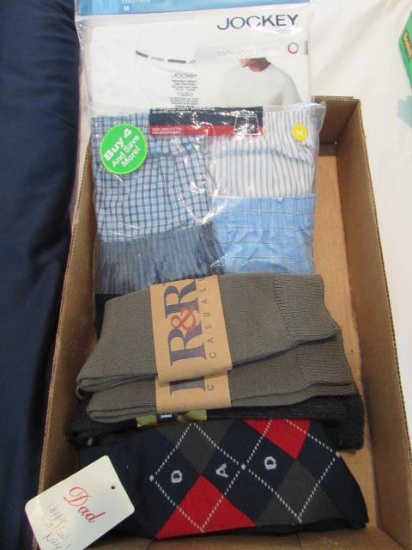 Men's Undershirts, Shorts & Socks--New in Package