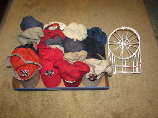 (20) Baseball Caps Including VSU, USAF, Colleges,