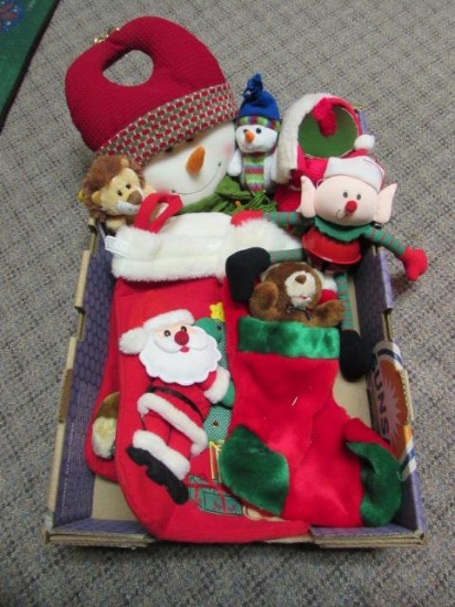 Assorted Christmas Stockings, etc.
