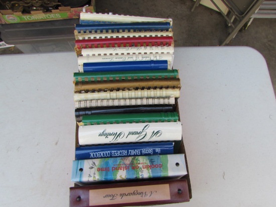 (17) Spiral Bound Cookbooks