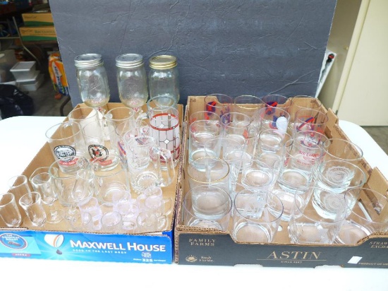 Assorted College & Academy High Ball Bar Glasses,