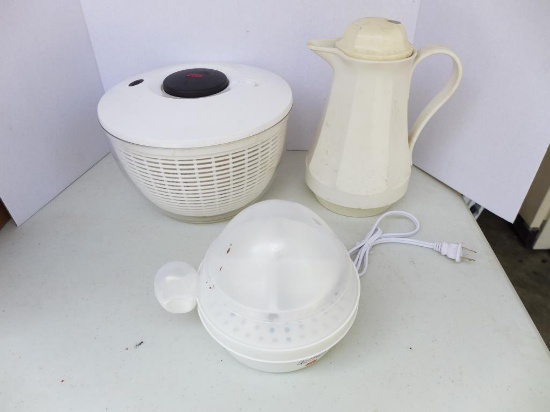 Salad Spinner, Egg Genie, Insulated Coffee Pot