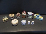 Wedgwood Jasperware Round Covered Box, Lenox Pill