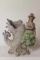 Occupied Japan Figural Vase--9 1/2