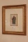 Double-Matted & Framed Antique Hand-Colored