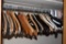 Assorted Hangers & Revolving Tie Rack