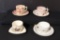 (4) Demitasse Cups and Saucers; Empire-England,