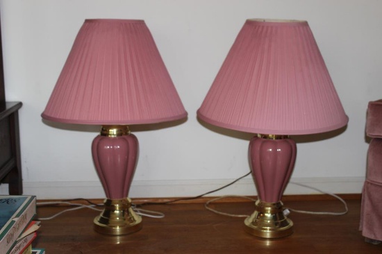 (2) Table Lamps, 26" High