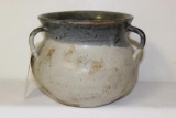 3-Handle Pottery Vase signed 