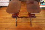 (2) Mahogany Sheraton-Style Tables