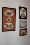 (4) Pictures:  Watercolor Butterflies 10