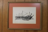 Framed Signed Limited Edition Lithograph--