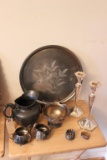 Assorted Antique Silver Plate Items:  13 3/4