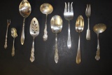 Assorted Silver Plate Serving Pieces, etc:  1847